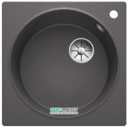 Мийка для кухні квадратна BLANCO Artago 6 врізна з відвідною арматурою InFino® темна скеля 521756