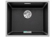 Мойка для кухни прямоугольная Blanco SUBLINE 500-IF искусственный гранит  стальной кант  антрацит 524107