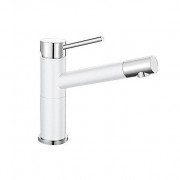 Смеситель для кухни Blanco Alta Compact однорычажный  хром/белый 515317