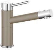 Смеситель для кухни Blanco Alta Compact однорычажный  хром/серый беж 517633