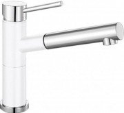 Смеситель для кухни Blanco Alta-S Compact однорычажный  хром/белый 515327