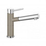 Смеситель для кухни Blanco Alta-S Compact однорычажный  хром/серый беж 517634