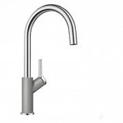 Смеситель для кухни Blanco Carena однорычажный  алюметаллик 520973