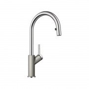 Смеситель для кухни Blanco Carena-S однорычажный  жемчужный 520983