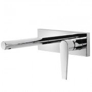 Змішувач для раковини одноважеля настінний Tres Class хром 20520041