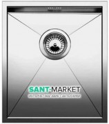 Мийка для кухні прямокутна Blanco ZEROX 340-IF нержавіюча сталь дзеркальне полірування 521582