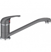 Смеситель для кухни Blanco Daras SILGRANIT® однорычажный  темная скала 518793