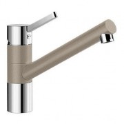 Змішувач для кухні Blanco Tivo SILGRANIT® змішувач хром / сірий беж 517609