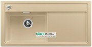 Мойка для кухни прямоугольная BLANCO Zenar XL 6S врезная  чаша слева  с клапаном-автоматом  шампань 523980