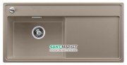 Мойка для кухни прямоугольная BLANCO Zenar XL 6S врезная  чаша слева  с клапаном-автоматом  серый беж 523981