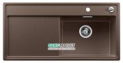 Мийка для кухні прямокутна BLANCO Zenar XL 6S врізна чаша справа з клапаном-автоматом кава 523953