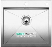 Мийка для кухні прямокутна Blanco ZEROX 550-IF / А нержавіюча сталь дзеркальна поліровка +521638