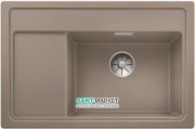 Мийка для кухні прямокутна BLANCO Zenar XL 6S Compact врізна з клапаном-автоматом сірий беж 523761