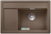 Мийка для кухні прямокутна BLANCO Zenar XL 6S Compact врізна з клапаном-автоматом мускат 523762