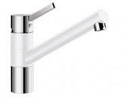 Змішувач для кухні Blanco Tivo SILGRANIT® змішувач хром / білий 517603