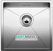 Мойка для кухни квадратная Blanco ZEROX 400-U нержавеющая сталь  зеркальная полировка 521585