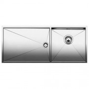 Мойка для кухни прямоугольная Blanco ZEROX 400/550-Т-U чаша справа  нержавеющая сталь  зеркальная полировка 521606
