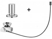 Набір доукомплектації клапаном-автоматом з ручкою Blanco нержавіюча сталь дзеркальна поліровка 517545