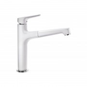 Смеситель для кухни Blanco FELISA-S однорычажный  выдвижной излив  белый 520340