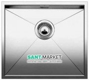 Мийка для кухні прямокутна Blanco ZEROX 500-U нержавіюча сталь дзеркальне полірування 521589