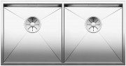 Мойка для кухни прямоугольная Blanco ZEROX 400/400-U нержавеющая сталь  зеркальная полировка 521620
