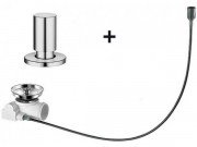 Набор доукомплектации клапаном-автоматом с ручкой Blanco нержавеющая сталь зеркальная полировка 517545