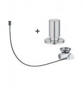 Набір доукомплектації клапаном-автоматом з ручкою Blanco нержавіюча сталь матова полірування 517546