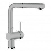 Смеситель для кухни Blanco Linus-S однорычажный  керамика  серый алюминий 516709