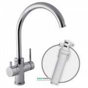 Змішувач для кухні одноважільний Tres Selection хром 03045501