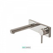 Змішувач для раковини одноважільний настінний Tres Kitchen Exsclusive сталь 06220002AC