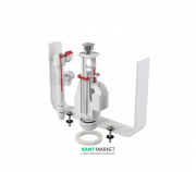 Випускний механізм AlcaPlast з подвійною кнопкою хром SA08AS 1/2 