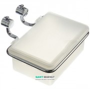 Диспенсер для серветок Haceka Viva хромована латунь / скло матове 1111578