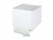 Держатель для туалетной бумаги Haceka Yoly закрытый пластик белый 1137993