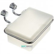 Диспенсер для салфеток Haceka Viva хромированная латунь/стекло матовое 1111578