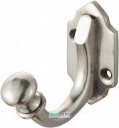 Крючок для ванной Haceka Vintage одинарный серебро 1170892