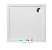 Душевой поддон Koller Pool Flat Kvadro 90x90 см квадратный акрил белый 8KP0119