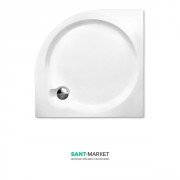 Душовий піддон Koller Pool Tahiti-P 90x90 см напівкруглий акрил білий 8KP0040