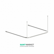 Карниз для душової штори Kolo Lehnen Concept 3-сторонній 90х90х90 см L63201000