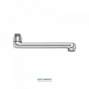 Вилив для ванни Emmevi плоский 35 см матовий хром SC060235