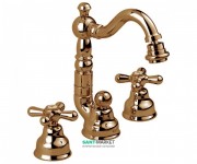 Змішувач для біде Emmevi Deco Old двухвентильний на 3 отвори бронза BR12644
