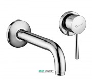 Смеситель для раковины Emmevi Piper однорычажный настенный хром CR45055