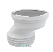 Патрубок для унитаза AlcaPlast эксцентрический 40 мм A991-40