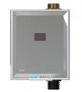 Автоматичний пристрій змиву для унітазу AlcaPlast 6V (батарея харчування) хром пластик ASP3-B