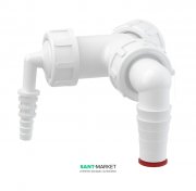 Колено AlcaPlast с двумя штуцерами G1