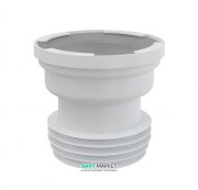 Патрубок для унитаза AlcaPlast прямой полипропилен A991