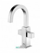 Змішувач для раковини вертикальний двухвентильний Tres Cuadro-Tres хром 108605