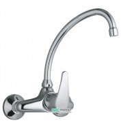 Змішувач для кухні одноважільний Tres Eco-Tres настінний хром 17031802