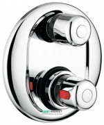 Змішувач для душа Emmevi Pegaso термостатичний вбудований хром CR96019