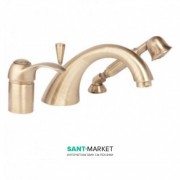 Смеситель для ванной Emmevi Tiffany на 3 отверстия бронза BR60120