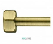 Жесткая подводка для смесителя Emmevi золото CO73101D OR
